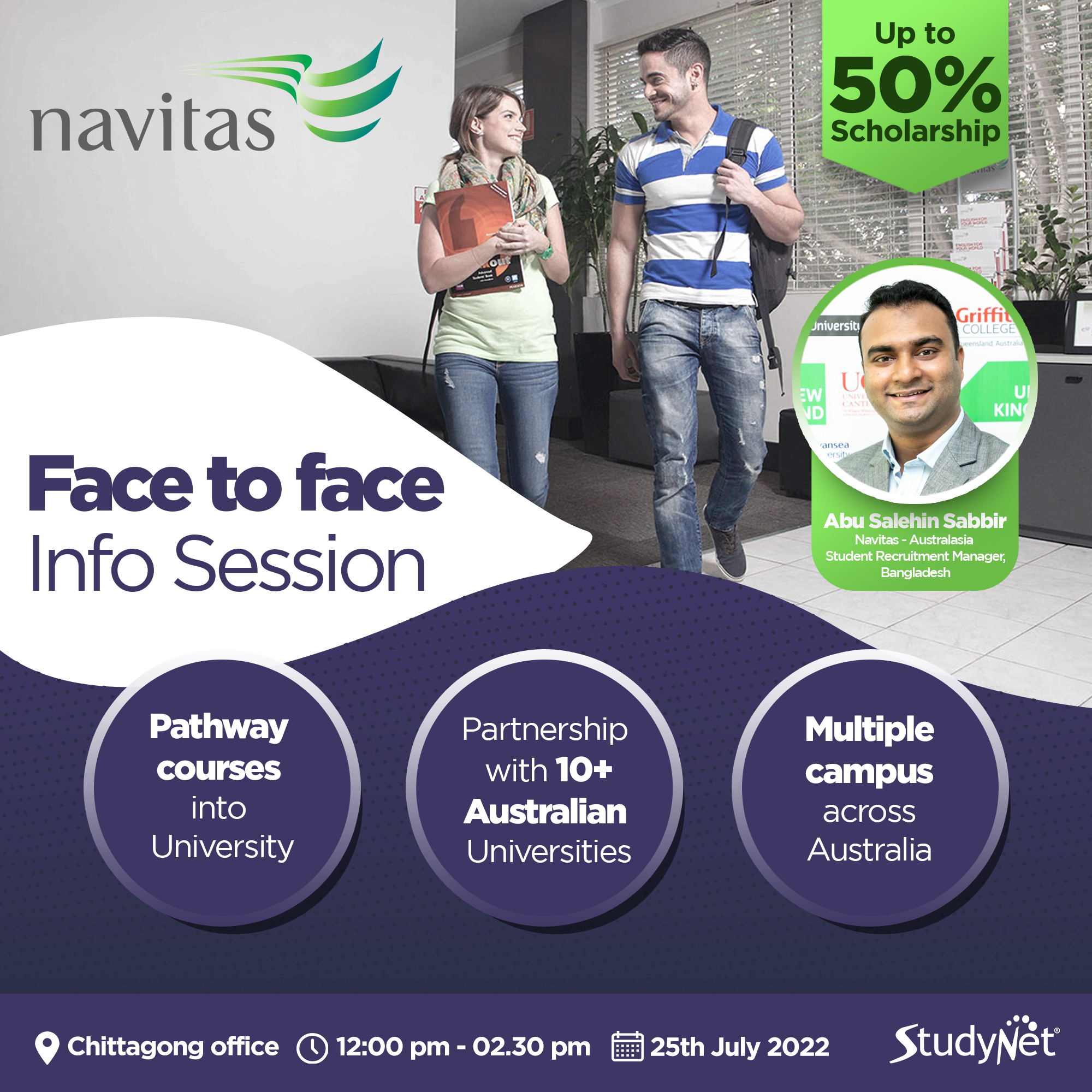 Face to Face Info Session Navitas